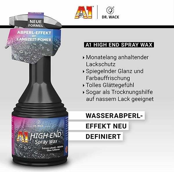 Dr. Wack A1 HIGH END Spray Wax 500ml