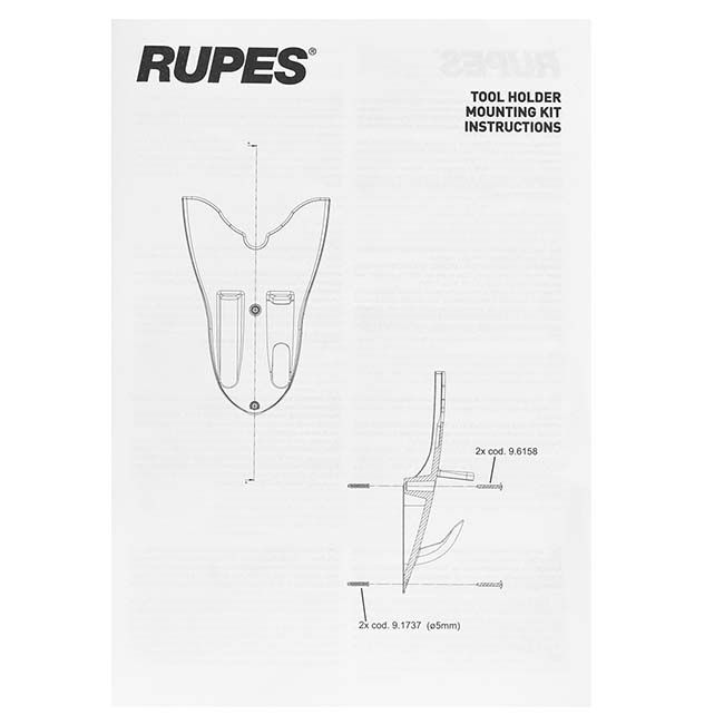 Rupes Bigfoot Poliermaschinen Wandhalter