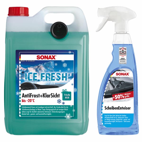 sonax-icefresh-antifrost-sonax-scheibenenteiser Sonax Antifrost Ice Fresh 5L + Scheibenenteiser 750ml