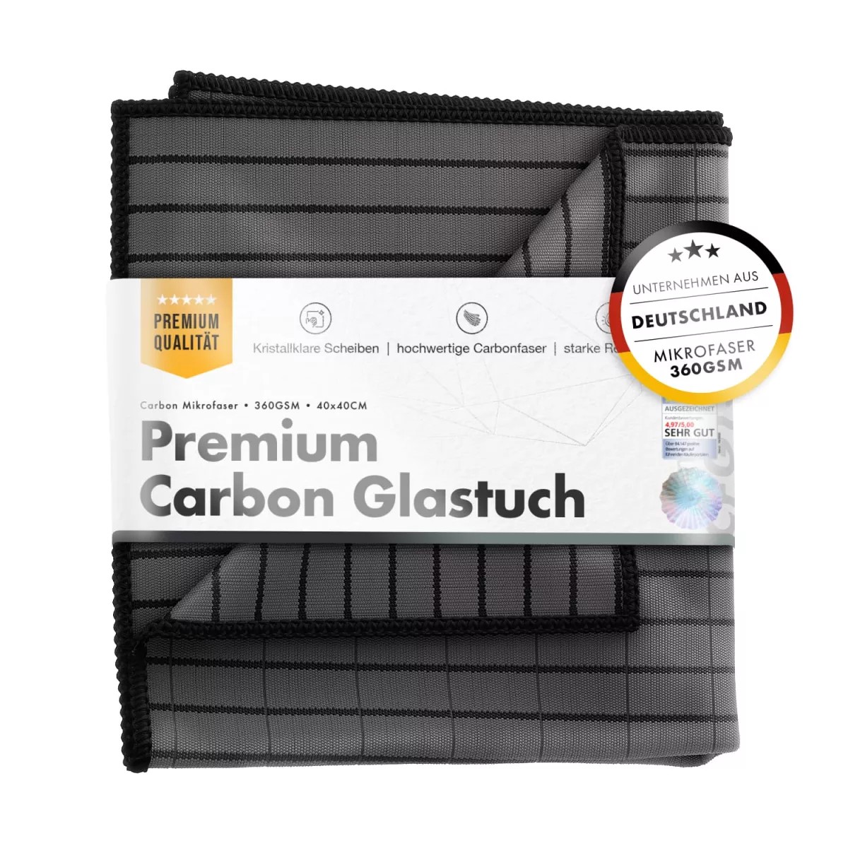 ChemicalWorkz Carbon Fiber Glass Towel 360GSM ChemicalWorkz Carbon Fiber Glass Towel 360GSM