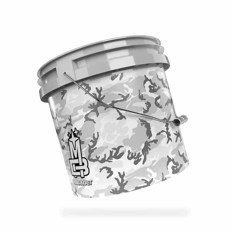 Magic Bucket Wascheimer 3,5 Gallonen Camouflage Grey