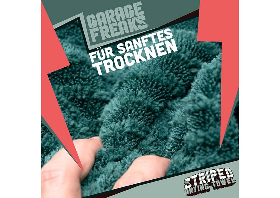 Garage Freaks 2er Set Striped Drying Towel Trockentoch