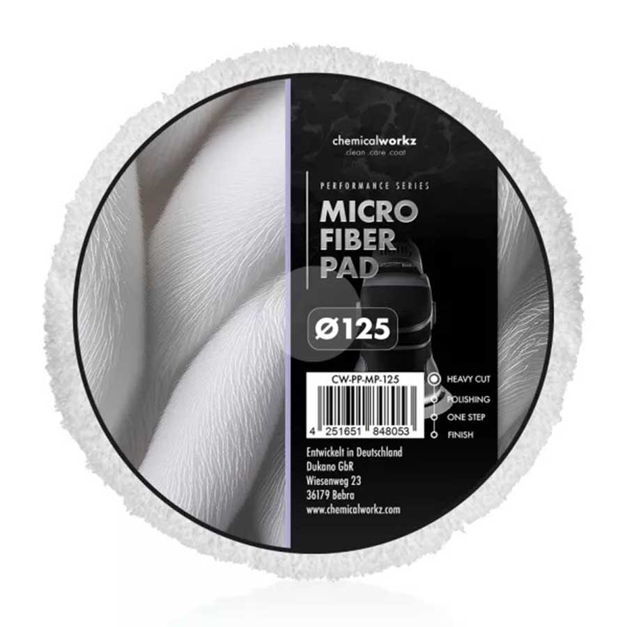 ChemicalWorkz Microfiber Performance Pad Ø 125mm